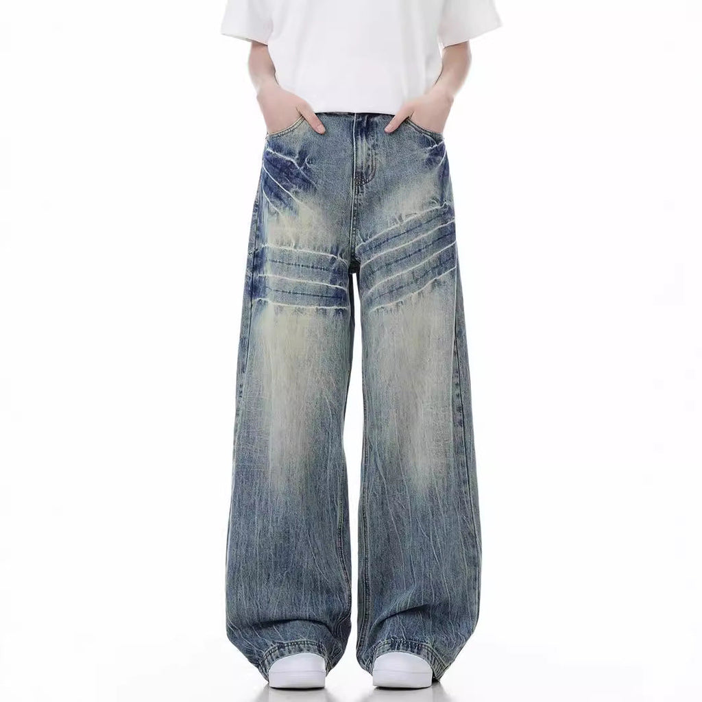 Loose Wide Leg Jeans American High Street Lootquake LLC