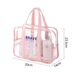 Waterproof beach bag, wet and dry separation fitness bag, toiletry bag, storage goggles, swimsuit swimming bag, Transparent Cosmetic Bag, - SJB-DIAMOND ELITES