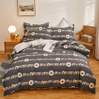 Cotton Duvet Cover One-piece Wholesale Pure Single Double Student Dormitory Bed Sheet Four-piece Set Pi-Mart