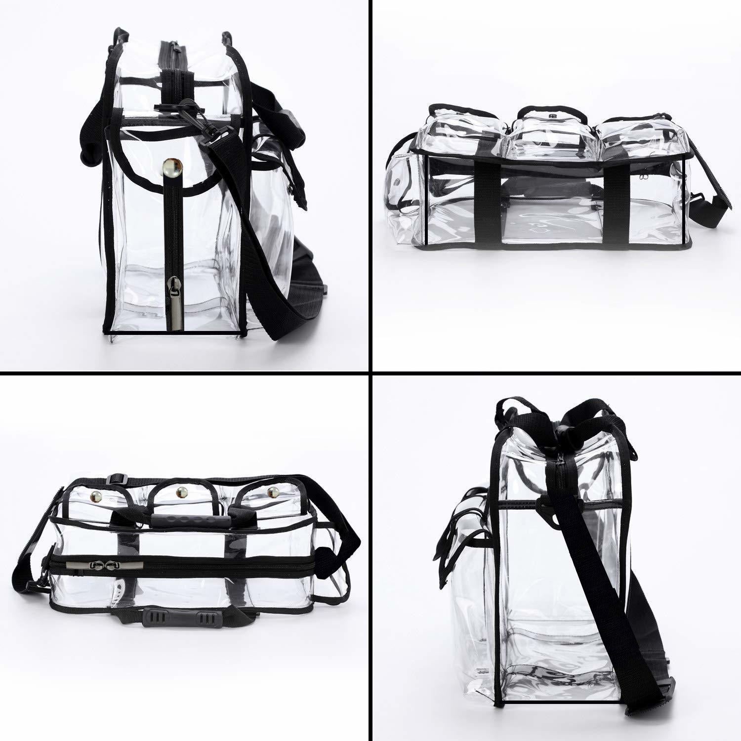 Transparent PVC cosmetic bag, waterproof swimming bag, washing beach bag, large-capacity cosmetic bag, large-capacity storage bag - SJB-DIAMOND ELITES