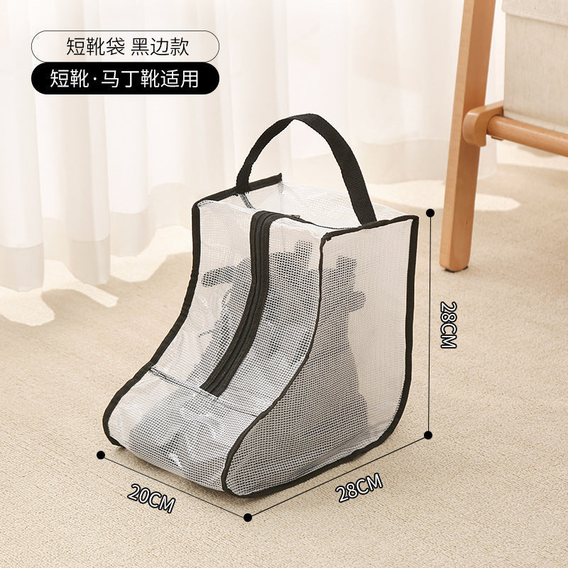 shoe storage bag, multi-functional tote transparent shoe bag, dust-proof and moisture-proof shoe bag, long boots and short boots protective bag. - SJB-DIAMOND ELITES