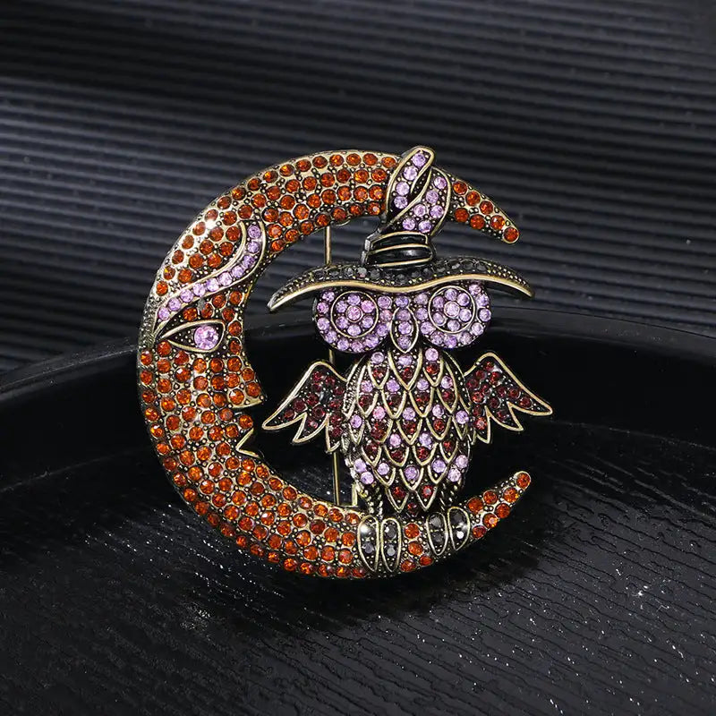 Heavy Industry Full Diamond Animal Pin Women's Accessories
