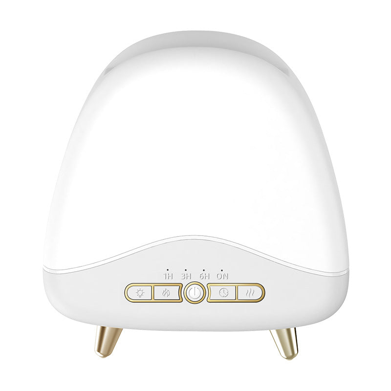 Ultrasonic Flame Aroma Diffuser Wood Grain Household Humidifier Pi-Mart