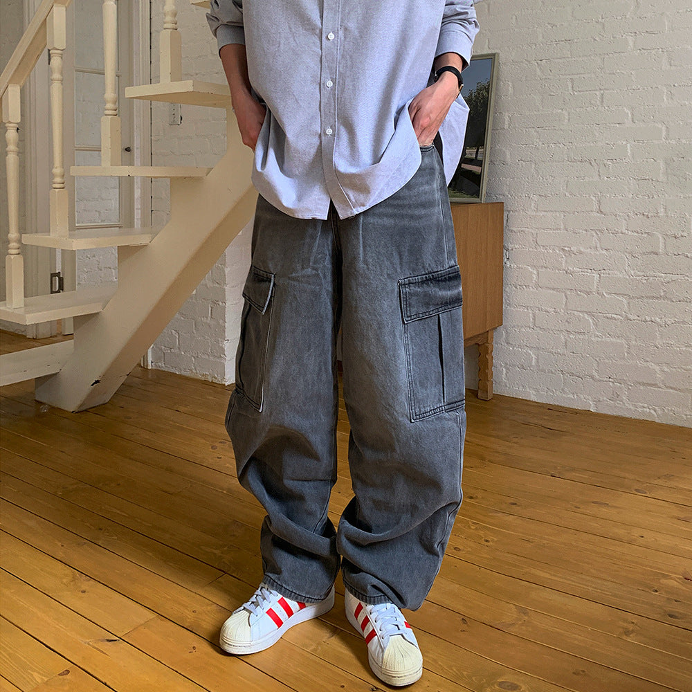 Workwear Straight Jeans Men's Spring Loose Lootquake LLC