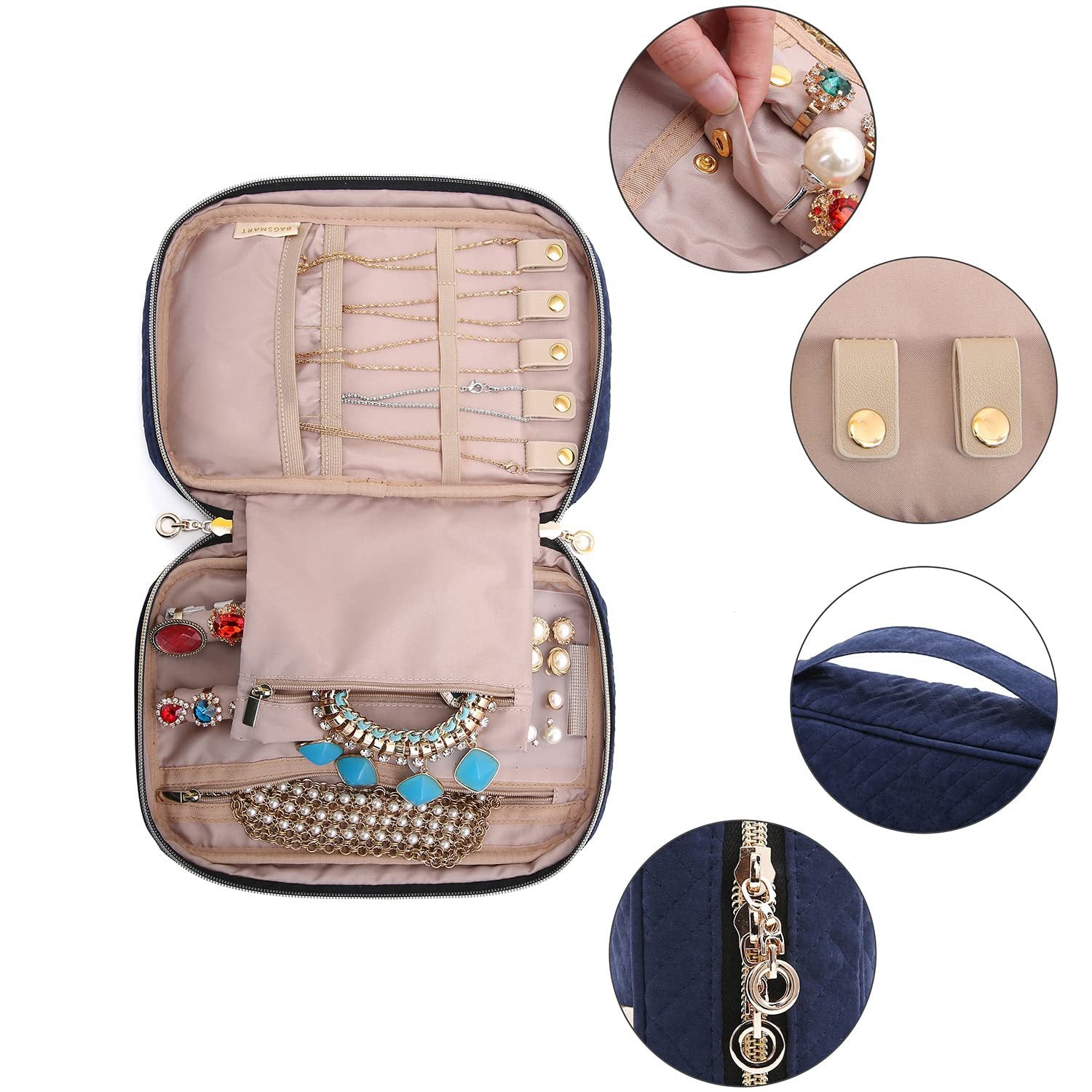 Jewelry Storage Box, Earrings Ring Set Jewelry Bag, Jewelry Storage Bag - SJB-DIAMOND ELITES