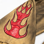Waste Soil Wind Tie-dyed Old Dirty Cargo Jeans Men Lootquake LLC