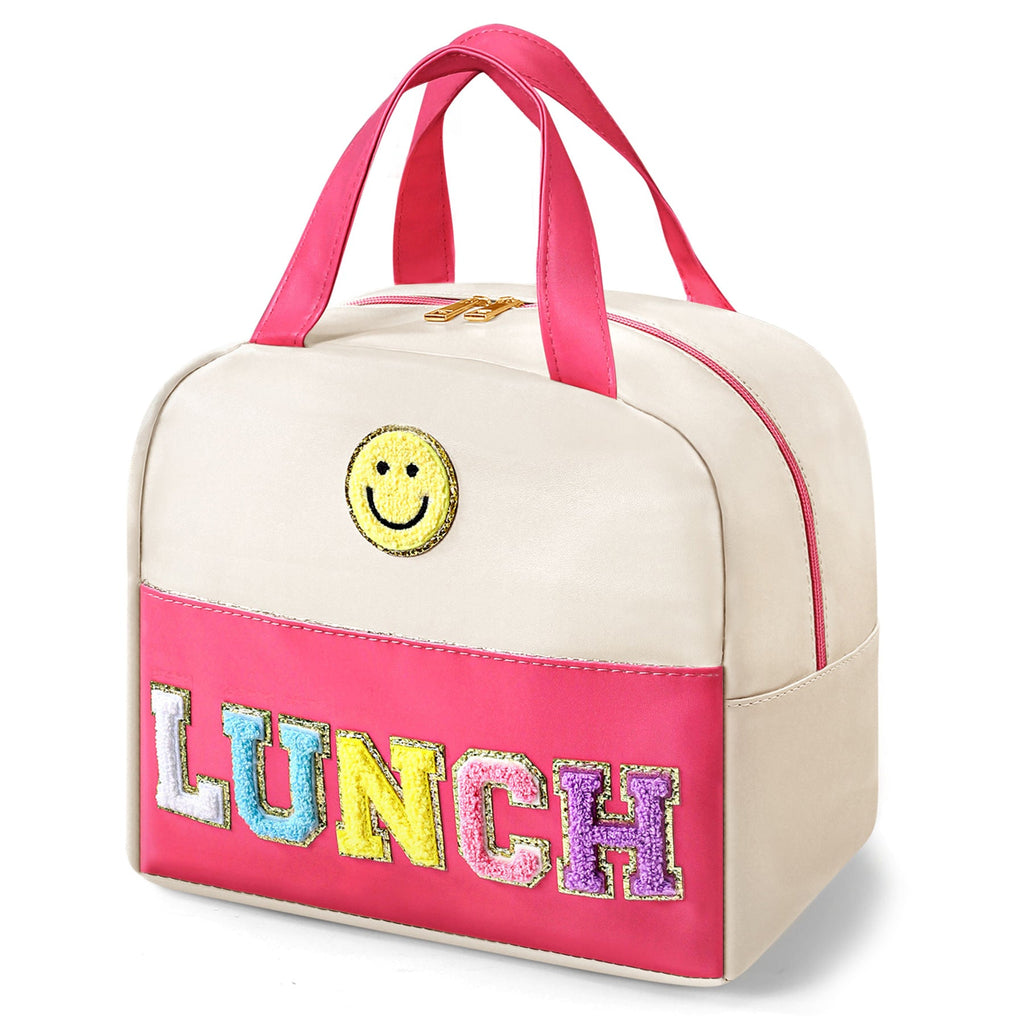 Bento bag, embroidered lunch bag, student lunch box handbag, fresh-keeping large-capacity thickened ice bag - SJB-DIAMOND ELITES