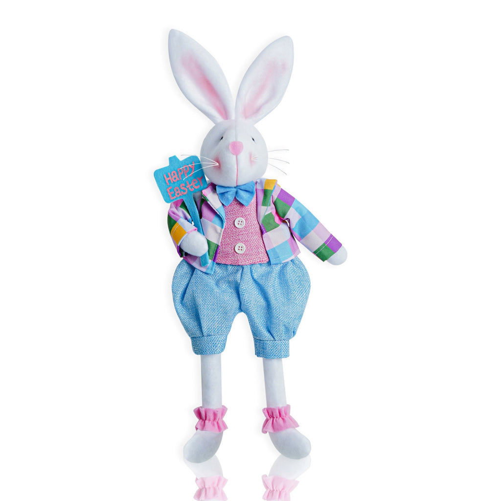 Easter Bunny Doll Easter Party Ornaments Pi-Mart