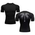 Summer Men's Short-sleeved Fashion Outdoor Casual Printed Quick-drying T-shirt