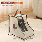 shoe storage bag, multi-functional tote transparent shoe bag, dust-proof and moisture-proof shoe bag, long boots and short boots protective bag. - SJB-DIAMOND ELITES