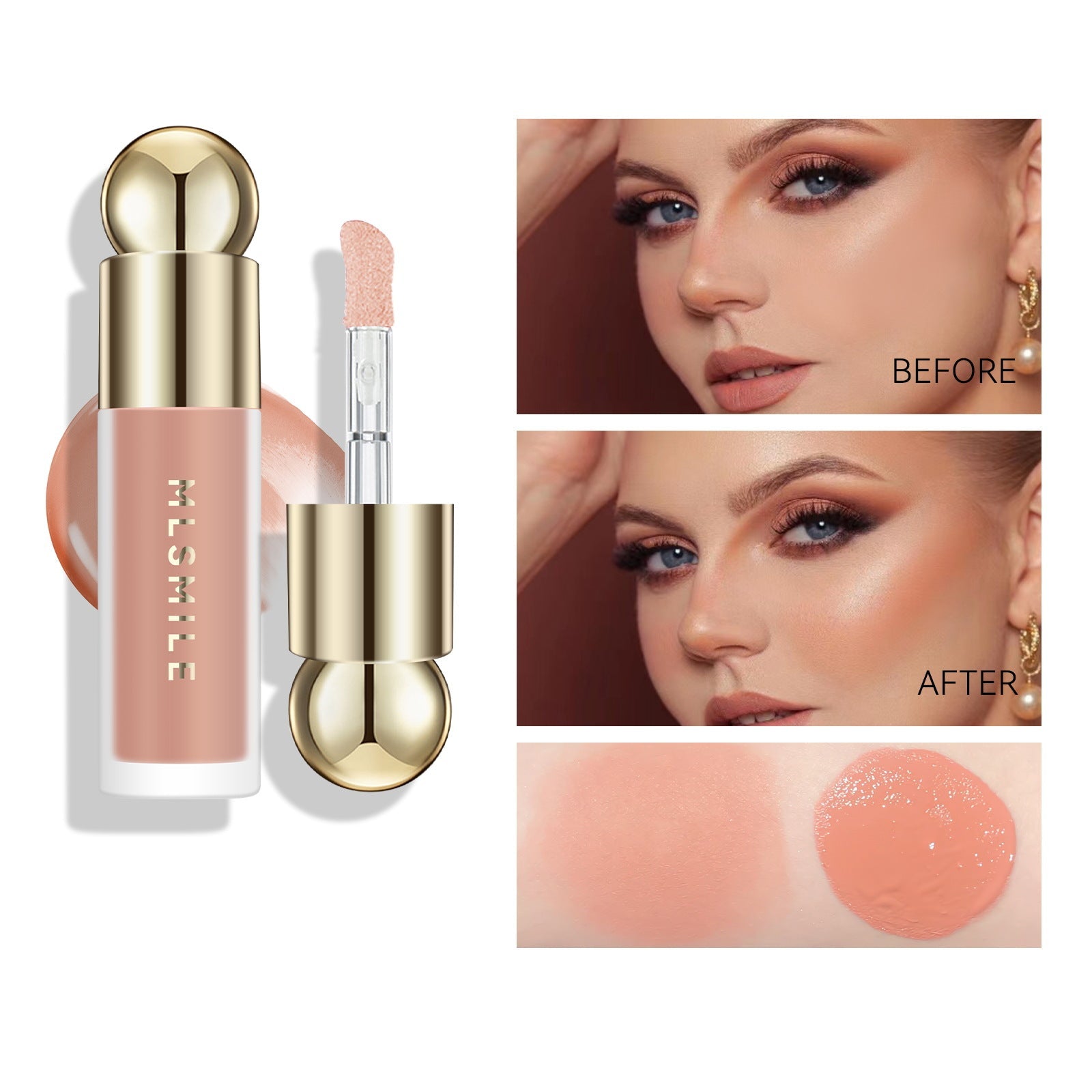 Lip and Cheek Tint – 2-in-1 Multifunctional Cream Blush