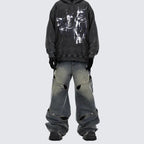 Spring And Summer Casual Wide Leg Hollow Baggy Pants Lootquake LLC