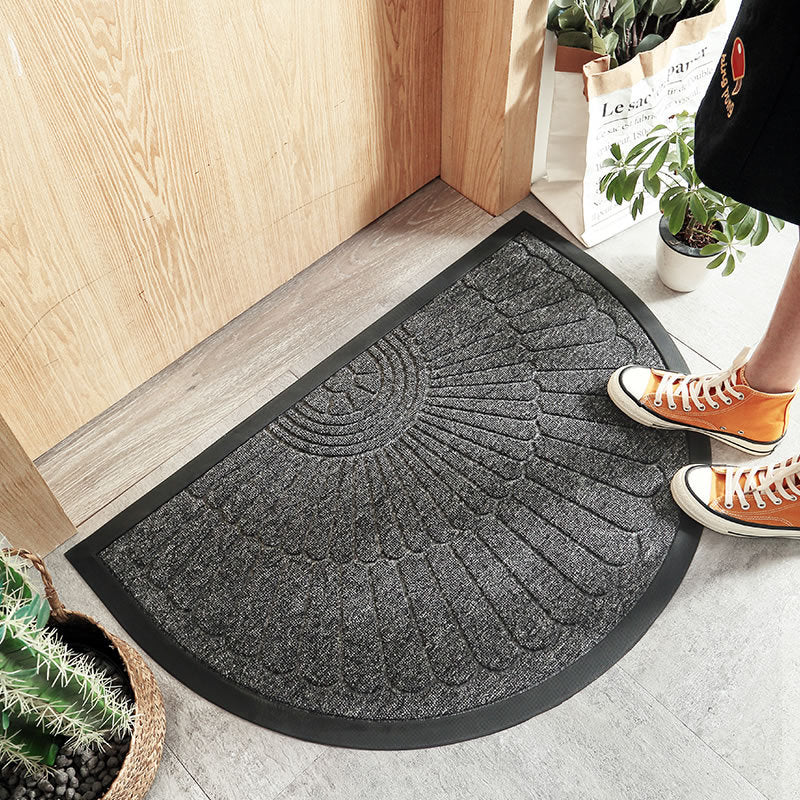 Retro Semicircle Anti-slip Floor Mat Pi-Mart