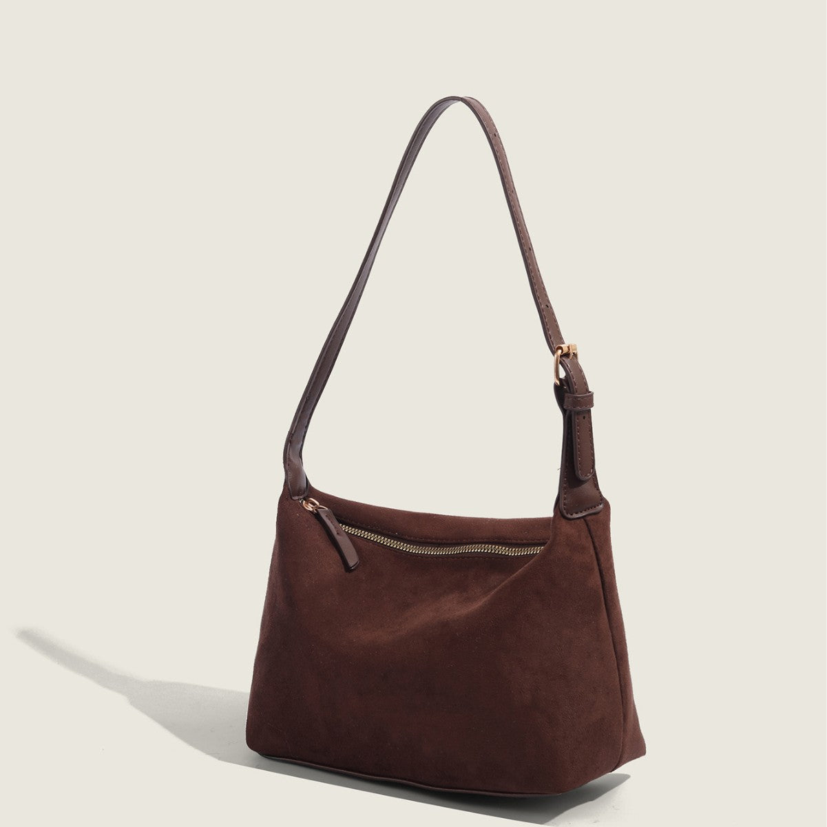 Autumn and winter suede matte suede underarm bag, vintage commuter hobo bag, shoulder crossbody bag - SJB-DIAMOND ELITES