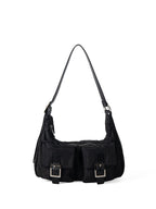 Design multi-pocket lightweight nylon shoulder armpit bag, women's versatile commuter handbag, women hobo bag small