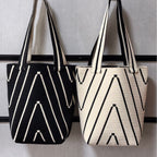 Women's bags, tote bags, knitted bags, large-capacity handbags, versatile women's shoulder bags, - SJB-DIAMOND ELITES