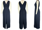 Sleeveless Jumpsuit High Waist Slim Straight Leg Wide