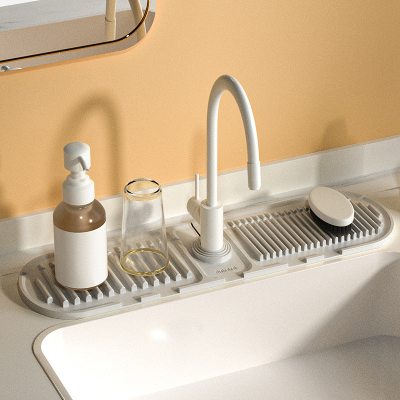 Heightened Slope Faucet Water Draining Pad Pi-Mart
