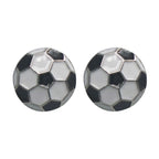 Rhinestone Football & Rugby Earrings for Women - Sparkling Sports Fan Dangle Drop Stud Earrings