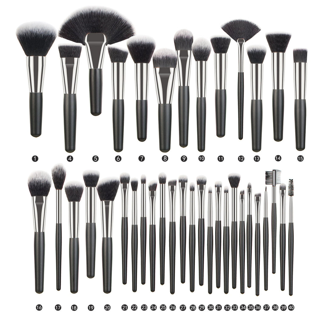 Animal Hair Makeup Brush Full Set Pi-Mart