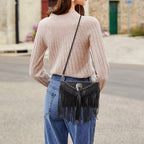 stylish envelope bag, skull fringed bag, women's rivet shoulder crossbody bag - SJB-DIAMOND ELITES