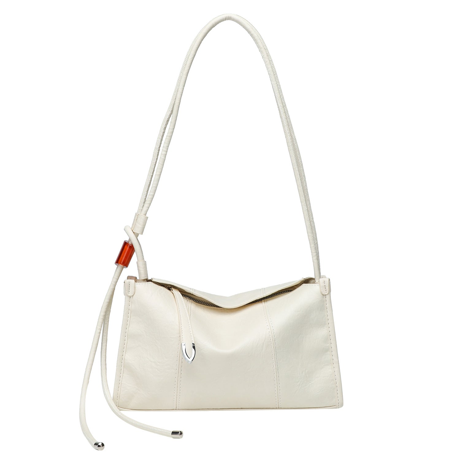 Stylish and minimalist design commuter hobo bag ladies, bag large capacity pleated underarm shoulder bag, chic elegant shoulder purse
