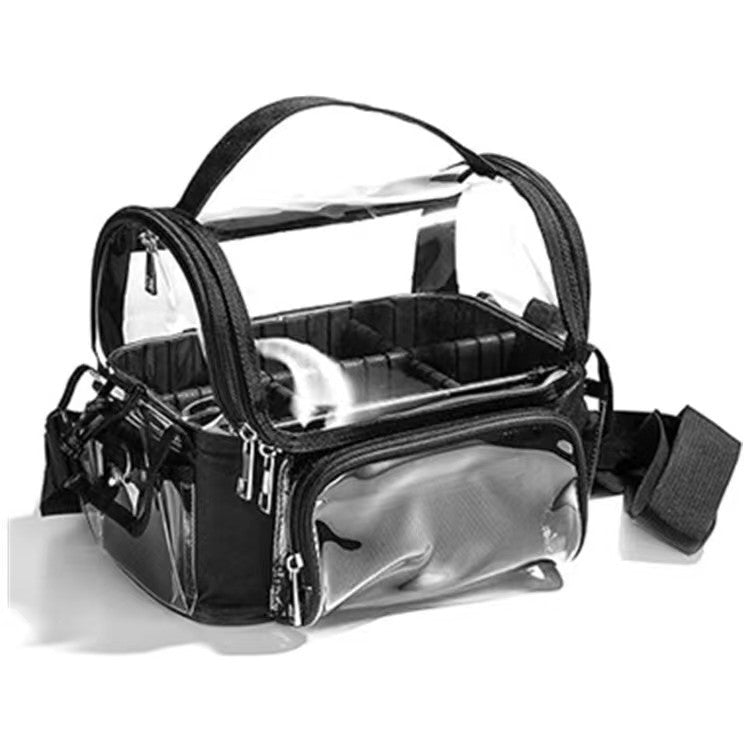 Portable vanity case transparent cosmetic bag, toilet bag storage bag, cosmetic bag transparent bag, Transparent Cosmetic Bag, - SJB-DIAMOND ELITES