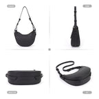 Half moon bag, adjustable shoulder strap crossbody shoulder bag for women, crescent bag, triple use underarm bag, hobo bag for women, - SJB-DIAMOND ELITES