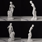 Classical Greek Goddess Statues - Small Artistic Figurines, Venus Sculptures for Office Bookcases and Living Room Decor Lootquake LLC