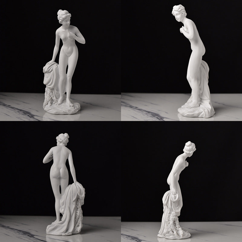 Classical Greek Goddess Statues - Small Artistic Figurines, Venus Sculptures for Office Bookcases and Living Room Decor Lootquake LLC