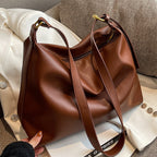 Hobo bag for women, solid color fashion large capacity shoulder bag, crossbody bag casual versatile commuter tote bag - SJB-DIAMOND ELITES