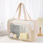 Large Capacity Transparent Wash Bag, Swimming Fitness Bath Bag, Cosmetics Storage Bag, Wet and Dry Separation Hand Shoulder Travel Bag for College Dorm Camp GymTransparent Cosmetic Bag, - SJB-DIAMOND ELITES