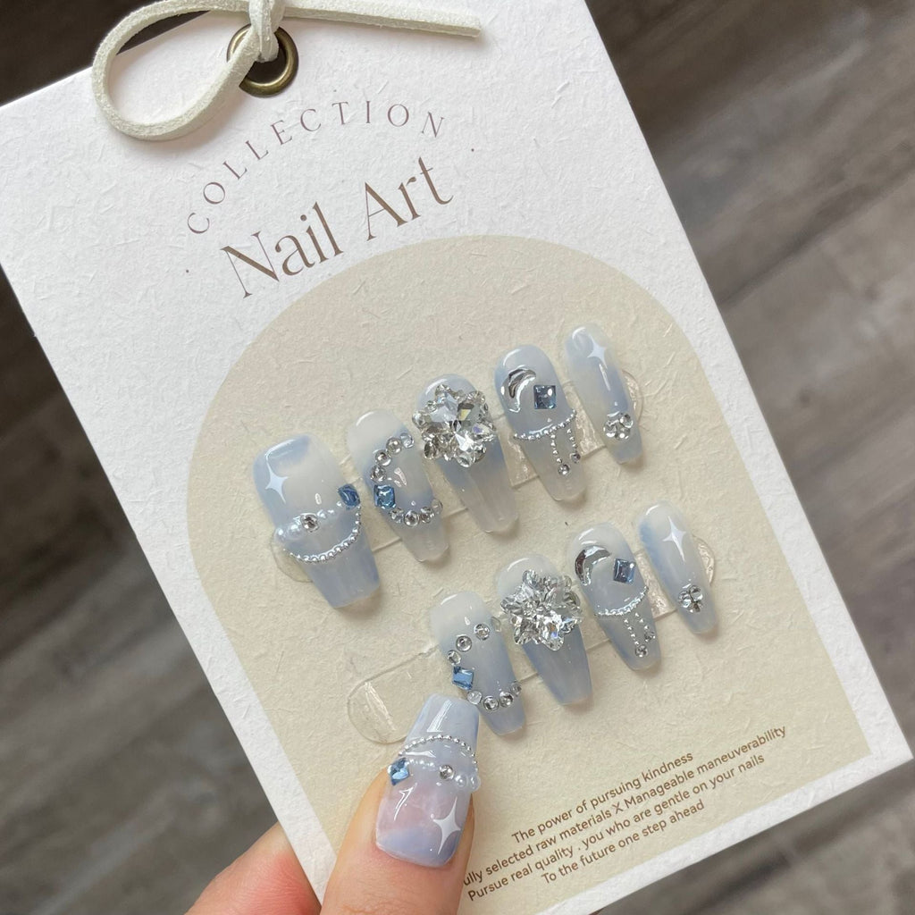 1024- Handmade press on nails fake nails removable