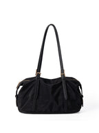 Summer contrasting shoulder bag women, versatile commuter large capacity Boston bag, top handle purse, hobo shoulder purse