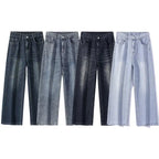 American Retro Straight Jeans Men's All-match Casual