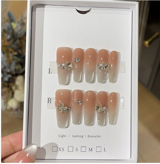 1035- Handmade press on nails fake nails removable
