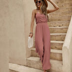 Women's Jumpsuit Loose Strap Tube Top High-end Drape Lootquake LLC