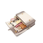 2025 Gradual Change Snakeskin Pattern Small Square Bag Fashionable Atmosphere Physical Women's Bag Buckle Tide Messenger Bag CR21080304 - SJB-DIAMOND ELITES