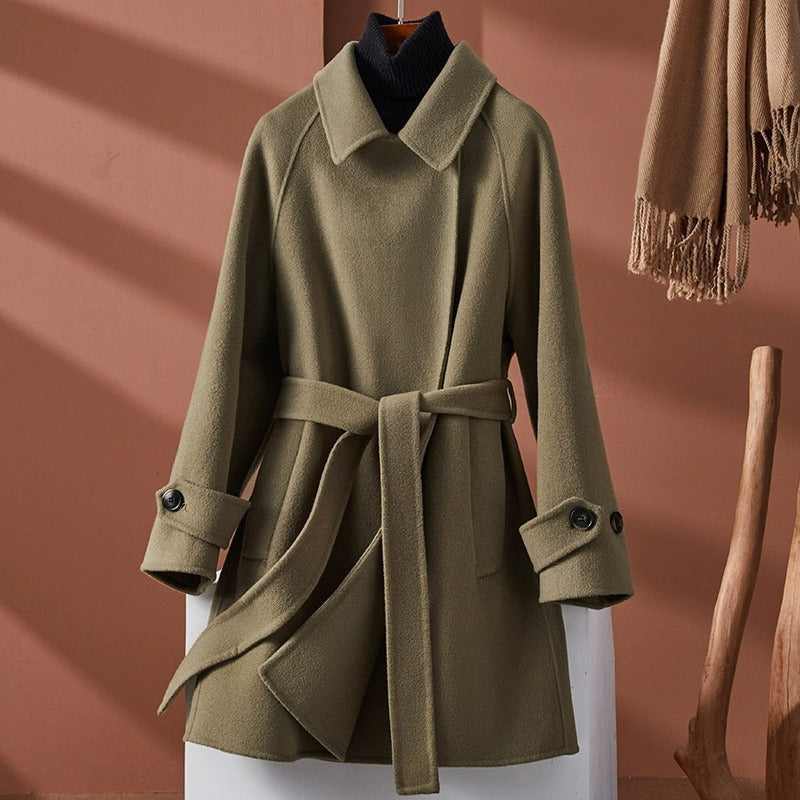 Fashion Personality Reversible Cashmere Coat Women Pi-Mart