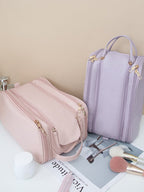 Makeup bag with compartments, Multifunctional cosmetic bag women's large capacity, portable storage bag, partition travel toilet bag, makeup bag organizer, - SJB-DIAMOND ELITES