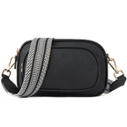 Embroidered Crossbody Bag, Vintage Ribbon Shoulder Bag, Small Crossbody Square Bag, Small Crossbody Purse for Women Triple Zip - SJB-DIAMOND ELITES