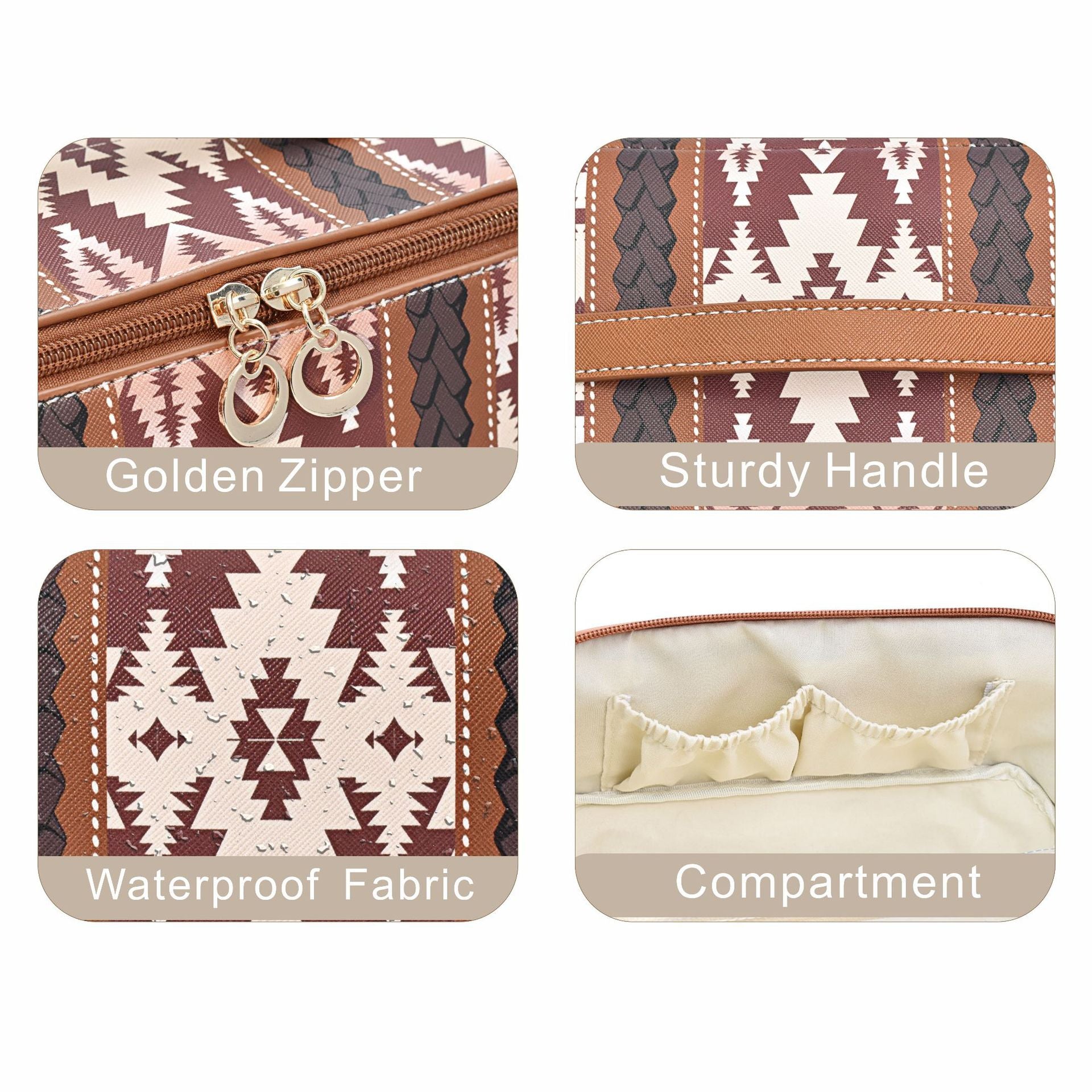 Bohemian PU cloud pillow cosmetic bag, large capacity portable cosmetic case, travel toilet bag, travel makeup bag,Makeup bag organizers,Makeup bags, small - SJB-DIAMOND ELITES