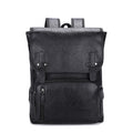 Trendy Men's Retro Backpack Trendy Cover Travel Business Bag Soft Leather Men's Backpack MB21080303 - SJB-DIAMOND ELITES