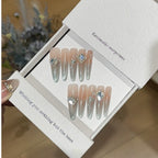 1035- Handmade press on nails fake nails removable