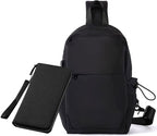 Chest bag, chest purse, fanny pack, fanny pack crossbody unisex, trekking multifunctional anti-theft single belt tactical Crossbody bag, fanny pack suitable for walking bike travel cycling