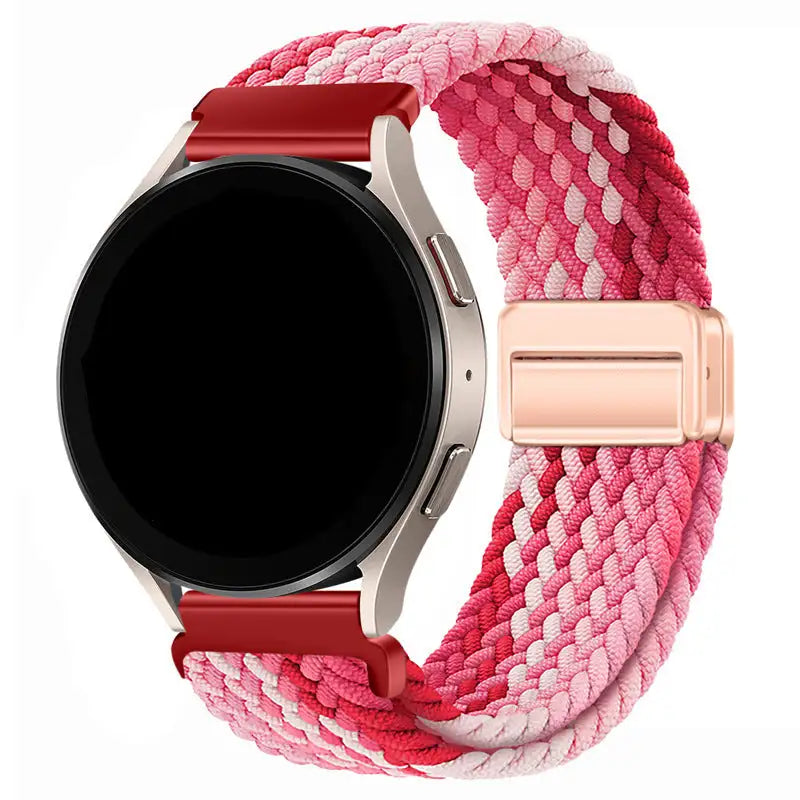 Metal Magnetic Buckle Nylon Braided Stretch Strap - SJB-DIAMOND ELITES