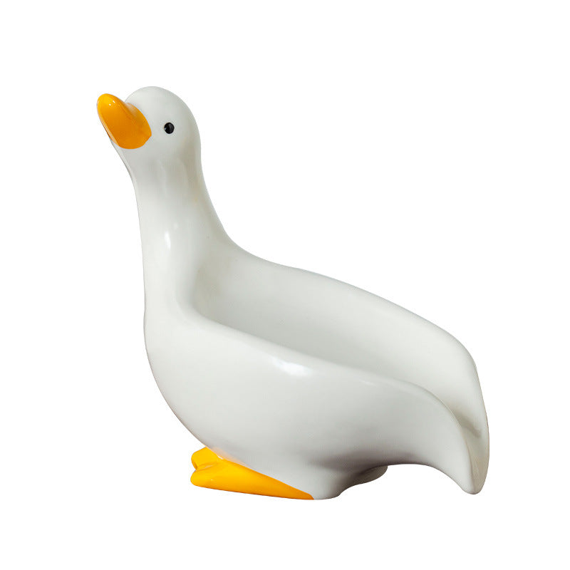 Creative Ceramic Soap Box Cute Duck Pi-Mart