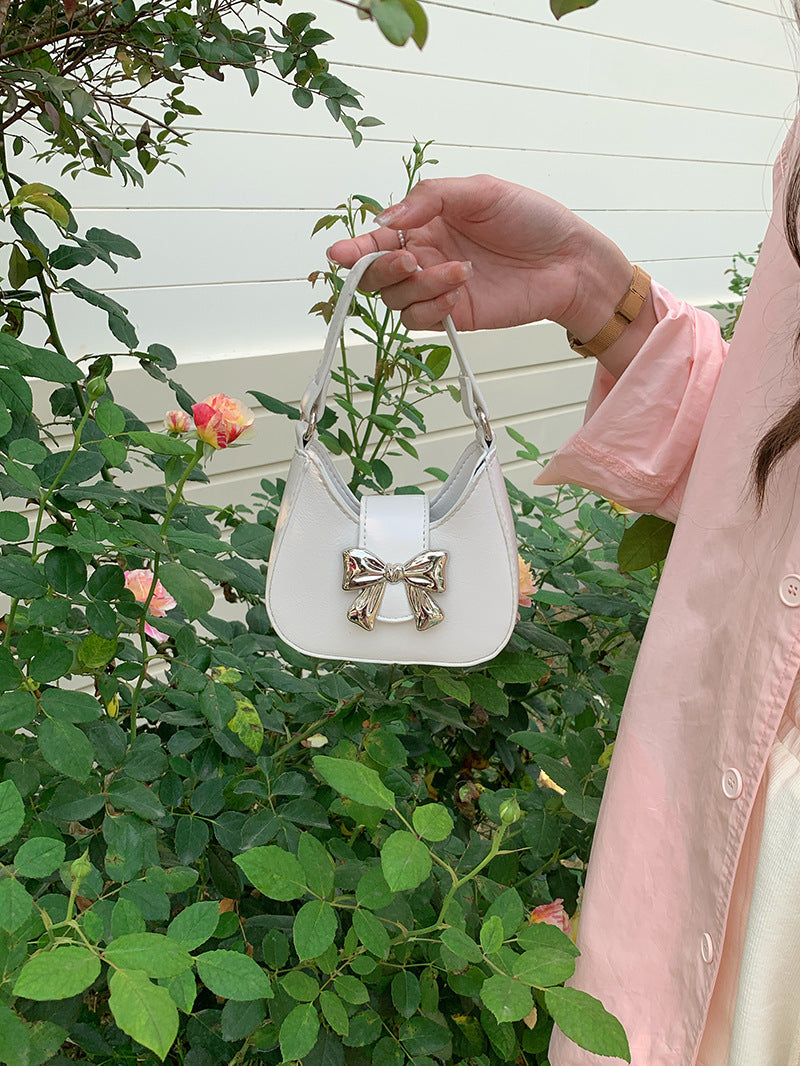 Toddler purse, Mini bow tote bag, Spring and Summer stylish sweet and cool mini lipstick chain bag, crossbody mini tote bag for women - SJB-DIAMOND ELITES