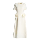 Fashion Personalized Flower Stitching Dress Women Pi-Mart