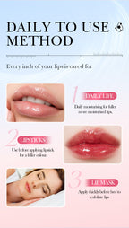 Remove Dark Lip Balm Lightening Melanin Mask Gloss Exfoliating Lip Pink Treatment Reduce Lip Lines Improve Dryness Moisturizing